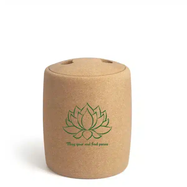 Lotus funeral urn