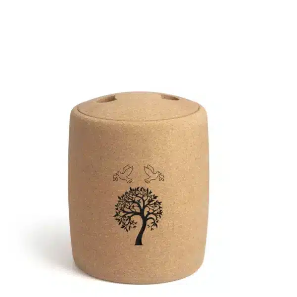 cork Urn M tree of life