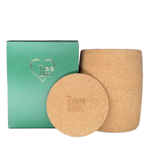Tree Urn S with green packaging golden logo