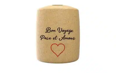 Personalized urn with a message